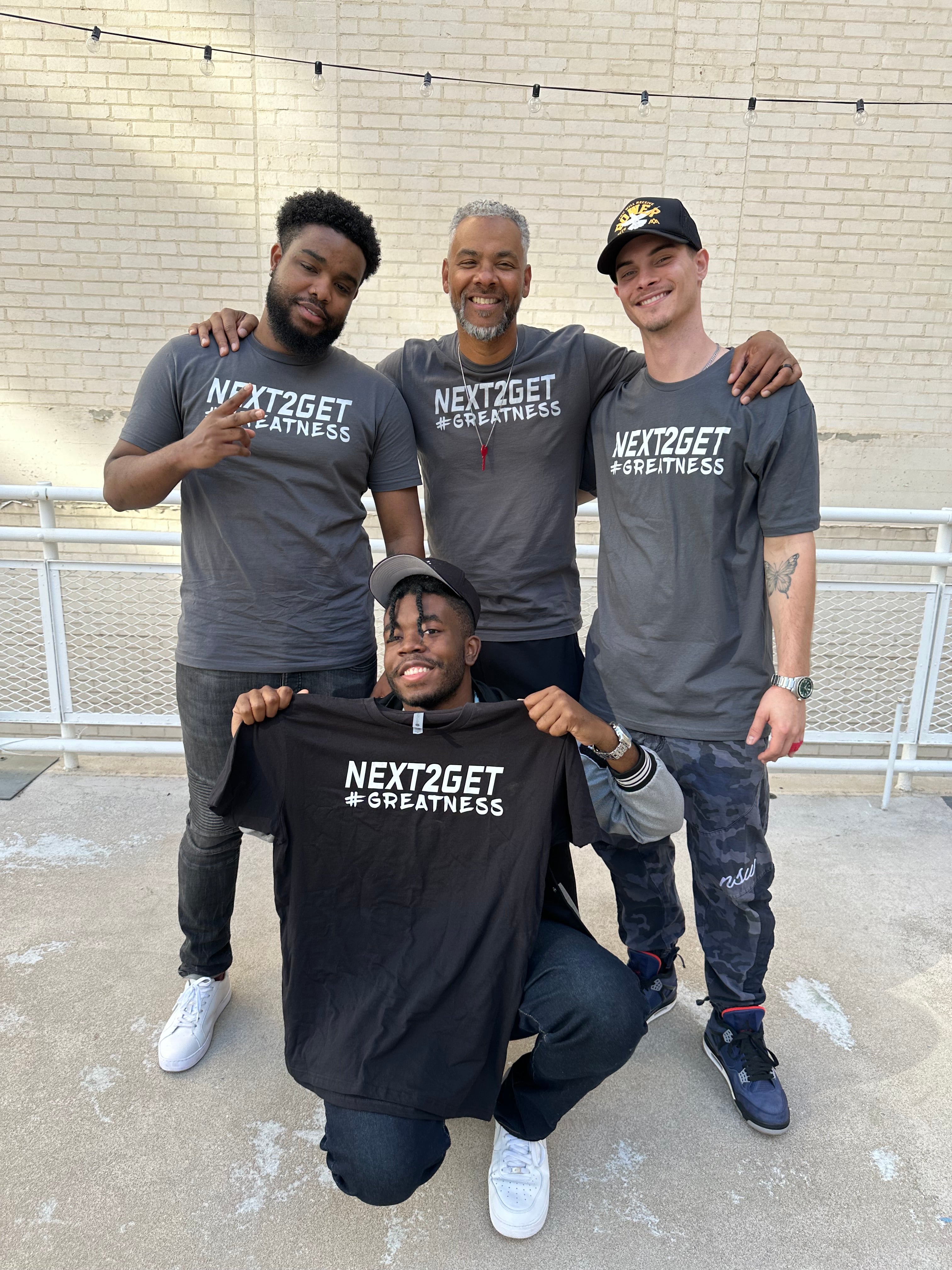 Men coming together